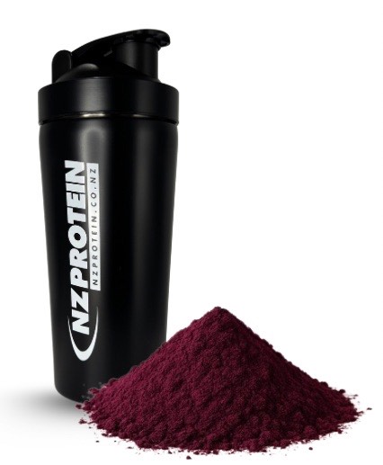 plum powder with black steel shaker plum powder with black steel shaker